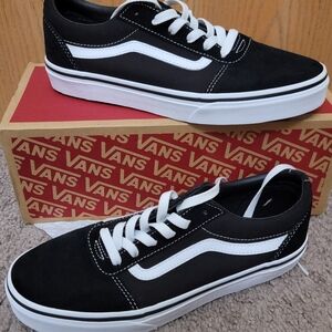 NEW Vans Black and White Sneakers